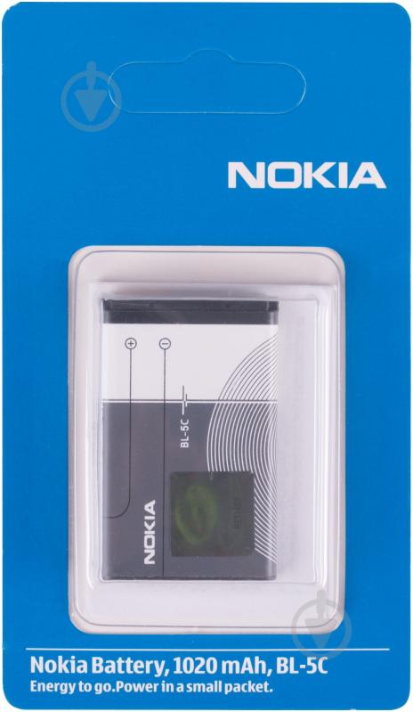 Аккумулятор Nokia ВL-5C 1020 мА/ч - фото 1