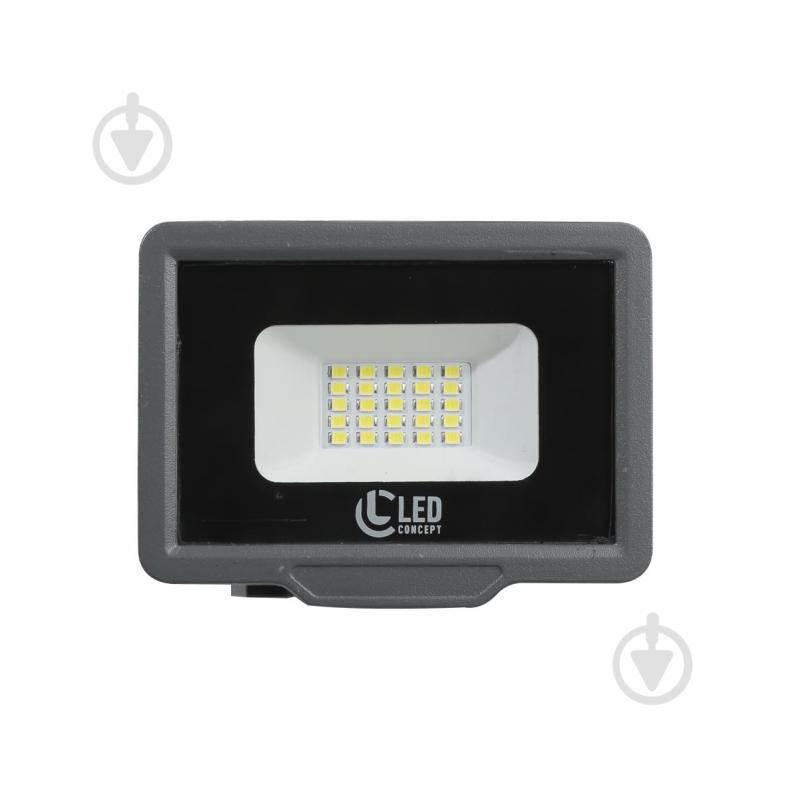 Прожектор світлодіодний LED CONCEPT LC-PRJ 20 Вт IP65 сірий - фото 2