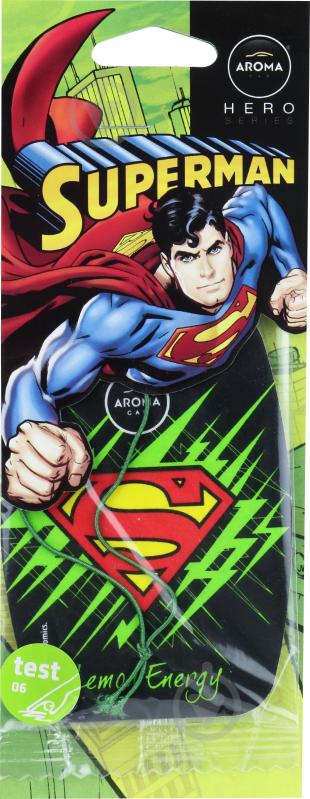 Ароматизатор подвесной MTM супермен лимон - фото 1