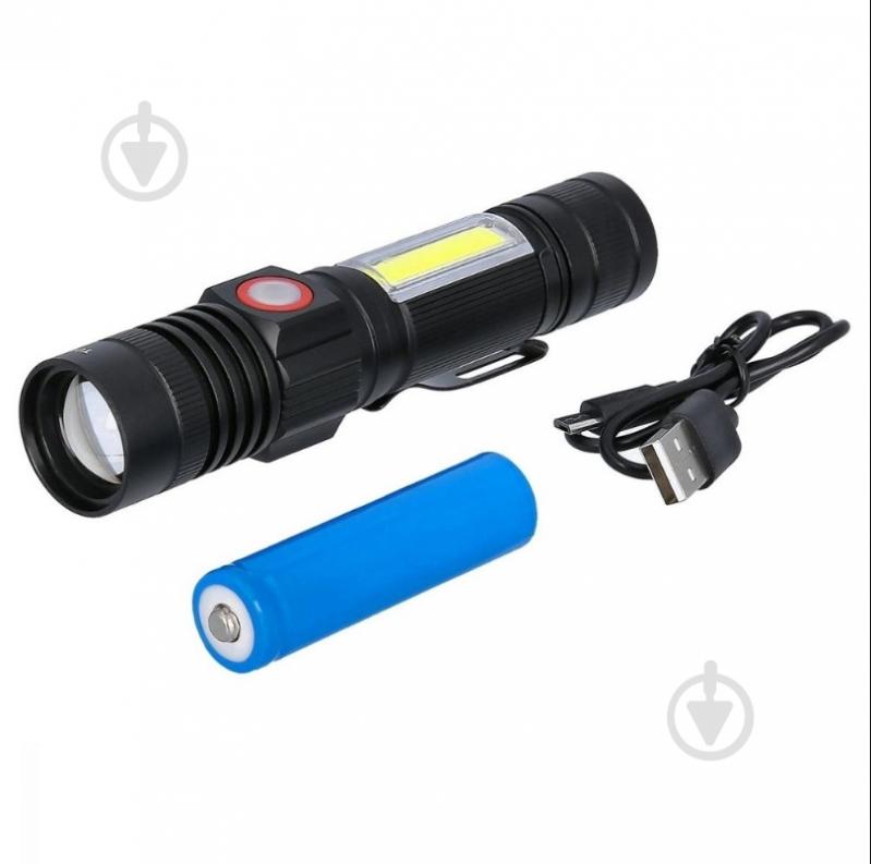 Фонарь Tough Master USB 300 lm TM-LMF300 черный - фото 2 Фонарь Tough Master USB 300 lm TM-LMF300 черный - фото 2