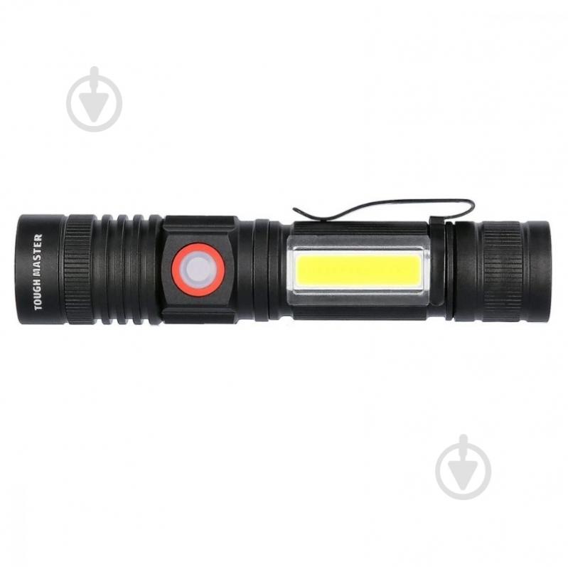 Фонарь Tough Master USB 300 lm TM-LMF300 черный - фото 1 Фонарь Tough Master USB 300 lm TM-LMF300 черный - фото 1
