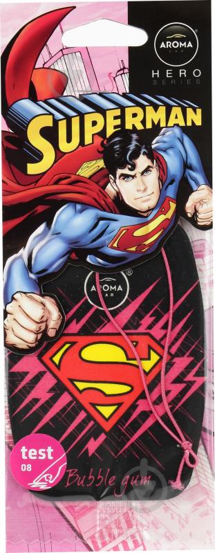 Ароматизатор подвесной MTM супермен бабл-гам - фото 1