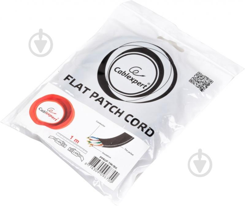 Патч-корд Cablexpert UTP 1 м черный (PP6UF-1M/BK) - фото 3