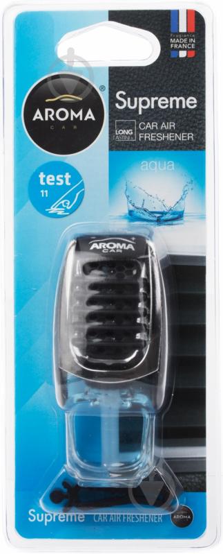Ароматизатор на дефлектор AromaCar Supreme аква - фото 1 Ароматизатор на дефлектор AromaCar Supreme аква - фото 1