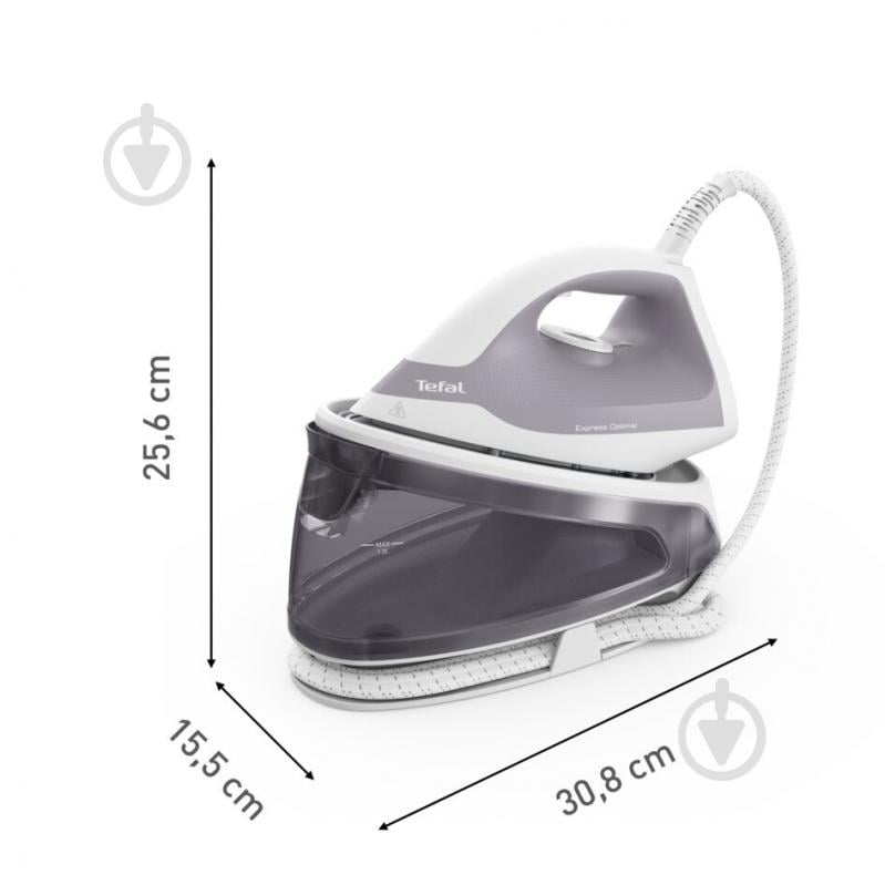 ВИТРИНА! Утюг с парогенератором Tefal Express Optimal SV4111E0 - фото 13 ВИТРИНА! Утюг с парогенератором Tefal Express Optimal SV4111E0 - фото 13