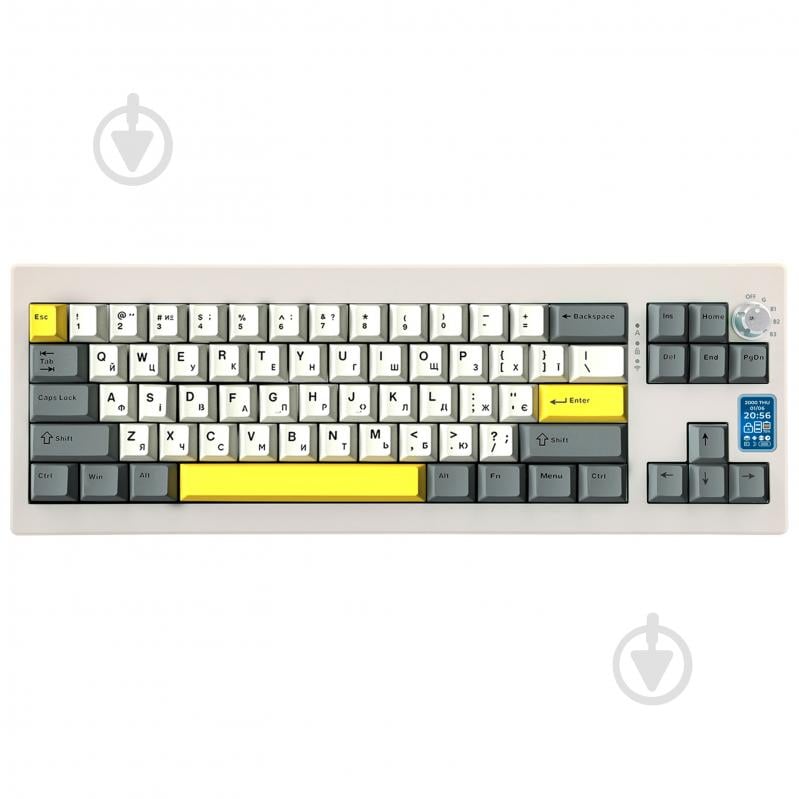 Клавиатура беспроводная EPOMAKER (SHX-W-M) Shadow-X 70% Mulan Switch Hot-Swap White