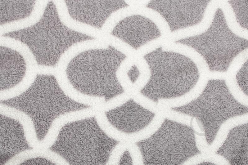 Плед Геометрия 160x200 см белый UP! (Underprice) - фото 2