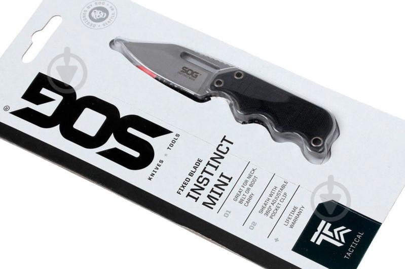Нож SOG Instinct Mini G10 Handle (NB1002-CP) 25117 - фото 8