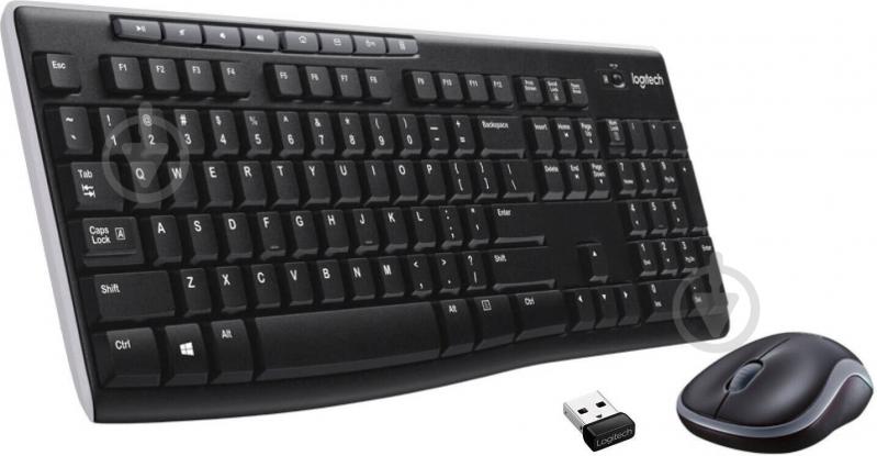 Комплект клавіатура та миша Logitech Wireless Combo MK270 RUS, EER (920-004518) - фото 1