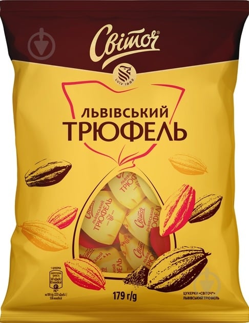 Конфеты Світоч Львовский трюфель 179 г - фото 1