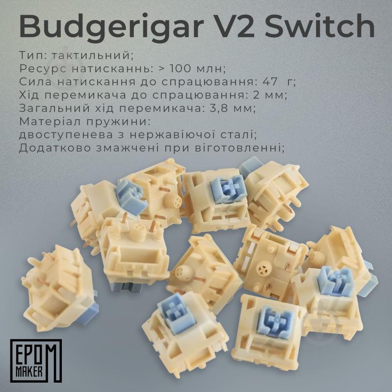 Клавиатура беспроводная EPOMAKER (EK68-B-BV2) EK68 65% Budgerigar V2 Switch Hot-Swap black - фото 8 Клавиатура беспроводная EPOMAKER (EK68-B-BV2) EK68 65% Budgerigar V2 Switch Hot-Swap black - фото 8