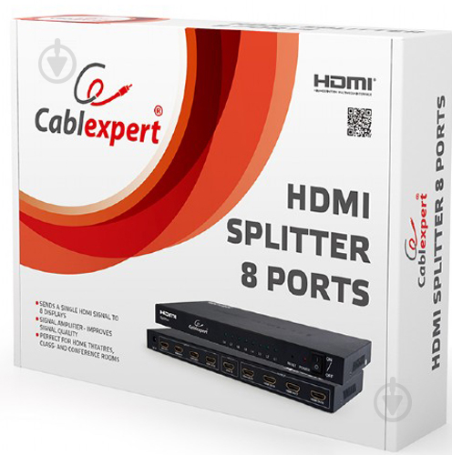 Розгалужувач Cablexpert (DSP-8PH4-03) HDMI сигналу - фото 3