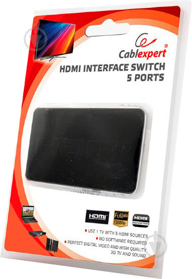 Переходник Cablexpert HDMI – HDMI черный (DSW-HDMI-34) - фото 5