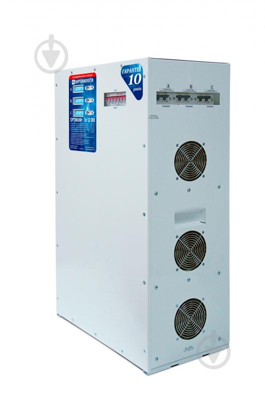 Стабілізатор напруги Укртехнологія Optimum+ 12000х3 (HV) - фото 2