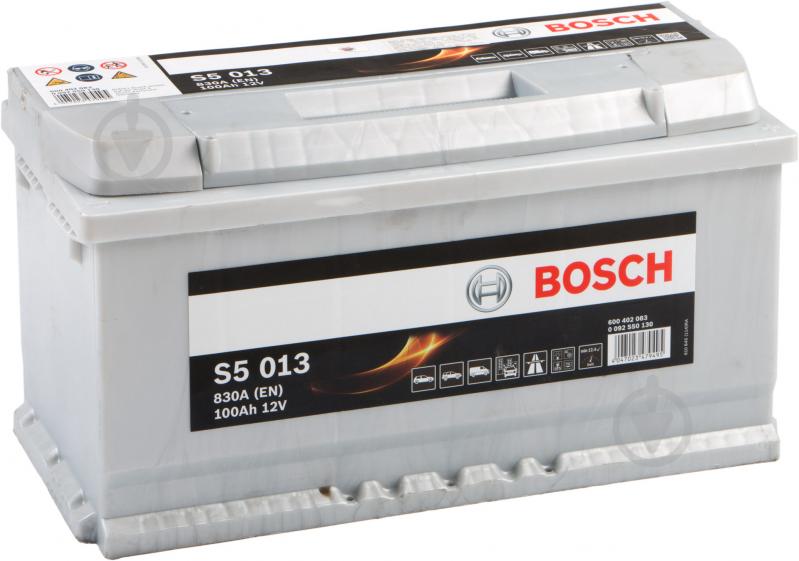 Аккумулятор автомобильный Bosch S5 100Ah 830A 12V «+» справа (0092S50130) - фото 2