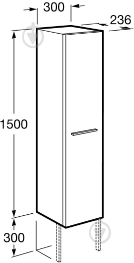 Пенал ROCA Victoria А856577806 - фото 3
