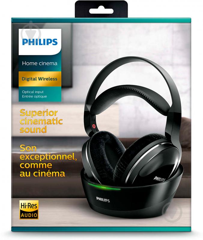 Наушники Philips Wireless black (SHD8850/12) - фото 9