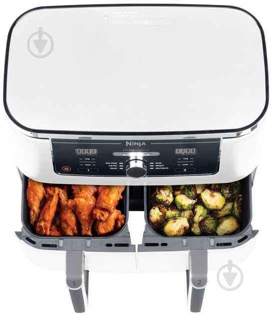 ВИТРИНА! Мультипечь NINJA Air Fryer Dual zone AF400EUWH - фото 7