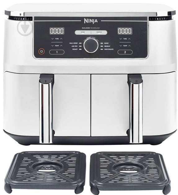 ВИТРИНА! Мультипечь NINJA Air Fryer Dual zone AF400EUWH - фото 9