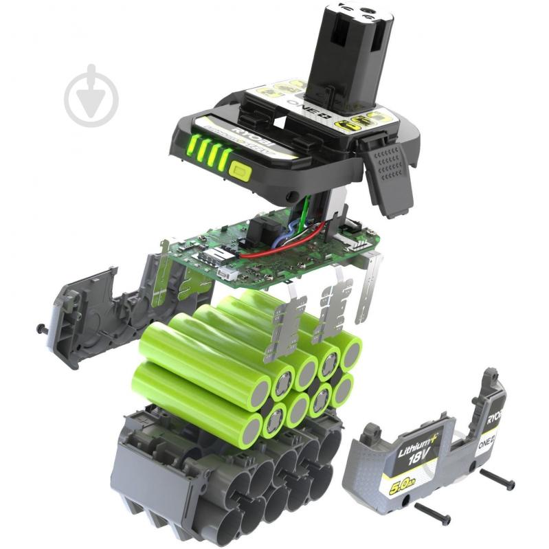 Аккумулятор RYOBI ONE+ RB1850X 18В 5А·час (5133005287UNP) - фото 6