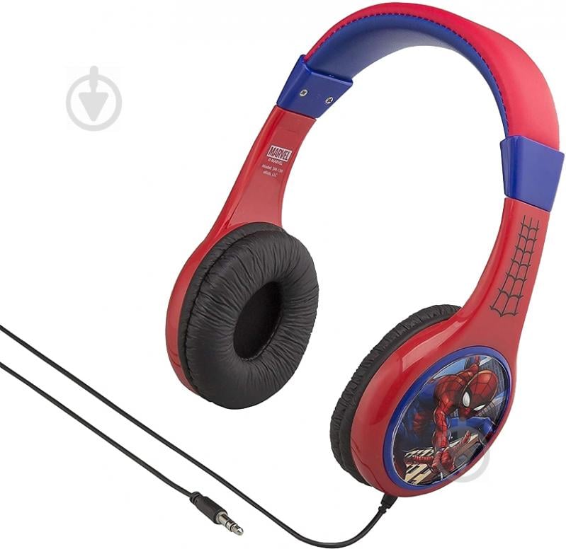 Наушники eKids Marvel Spider-Man Kid-friendly volume red (SM-136.11XV8) - фото 2