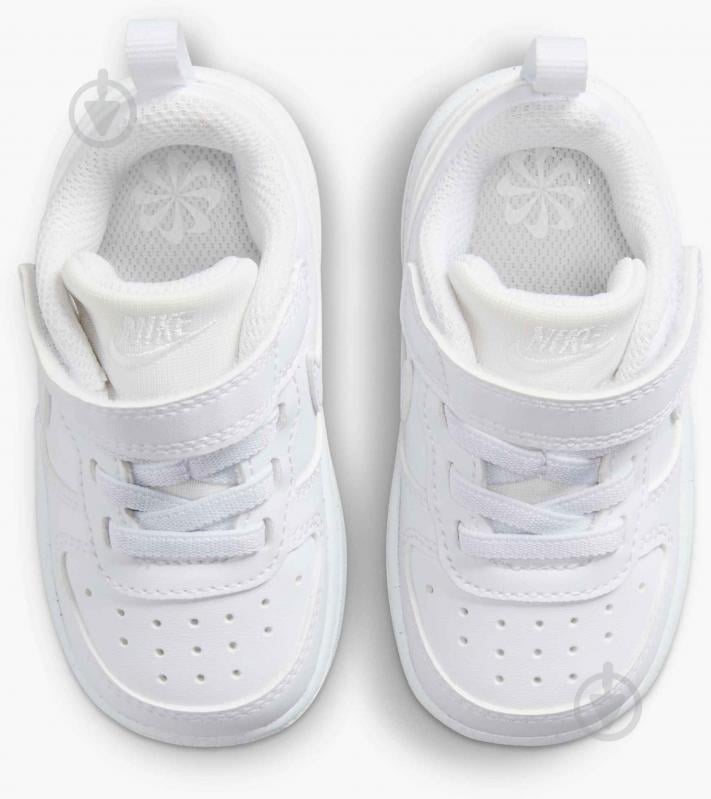Кроссовки детские демисезонные Nike COURT BOROUGH LOW RECRAFT DV5458-106 р.21 белые - фото 7 Кроссовки детские демисезонные Nike COURT BOROUGH LOW RECRAFT DV5458-106 р.21 белые - фото 7