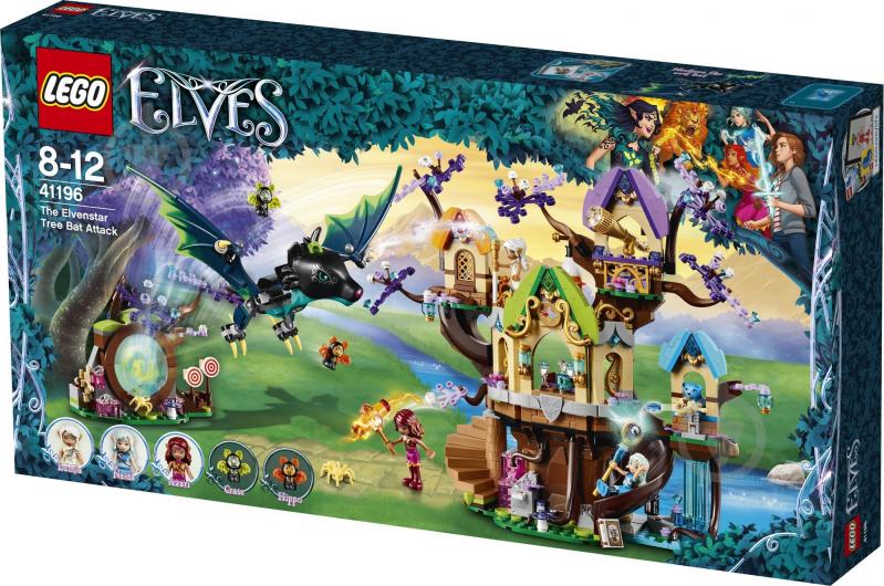 Конструктор LEGO Elves Атака летучих мышей на дерево Ельфенстар 41196 - фото 3