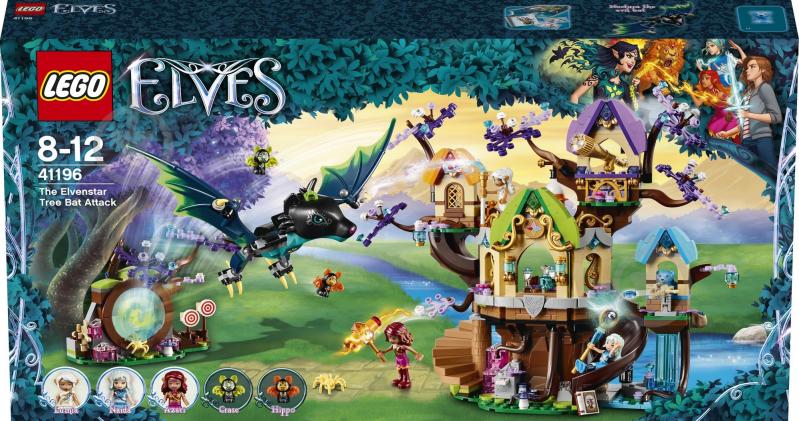 Конструктор LEGO Elves Атака летучих мышей на дерево Ельфенстар 41196 - фото 2