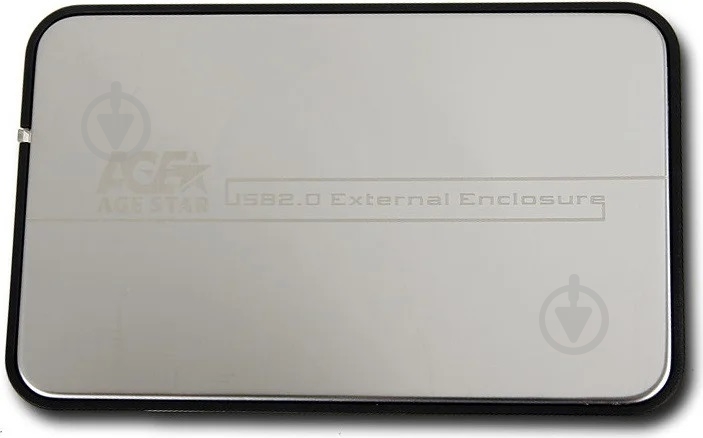 Зовнішній карман Agestar 2.5", USB2.0 SUB 2A8 (Silver) - фото 1