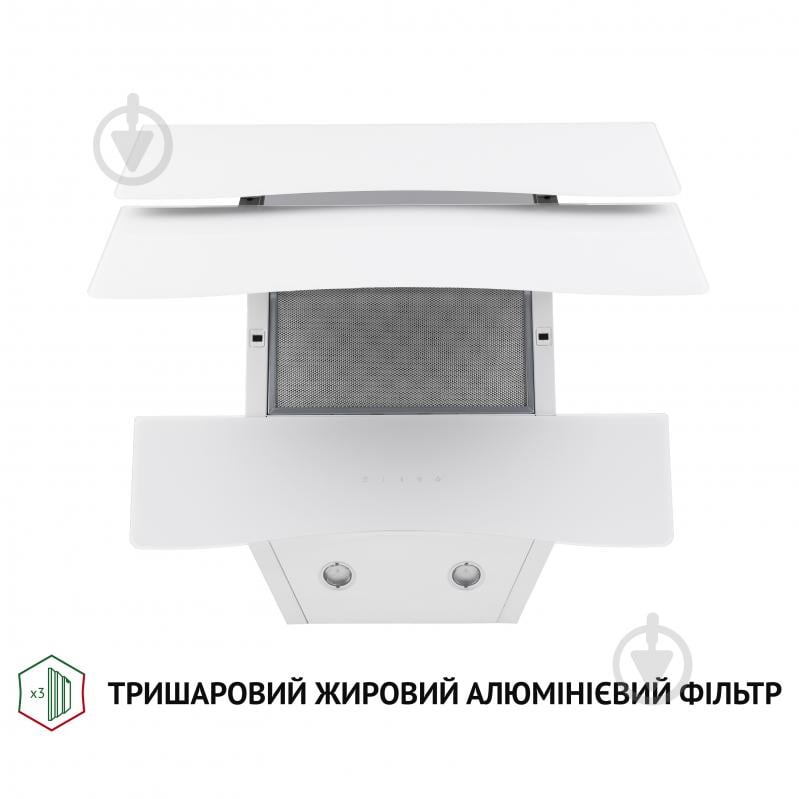 Витяжка Perfelli DNS 6482 D 850 WH LED - фото 5