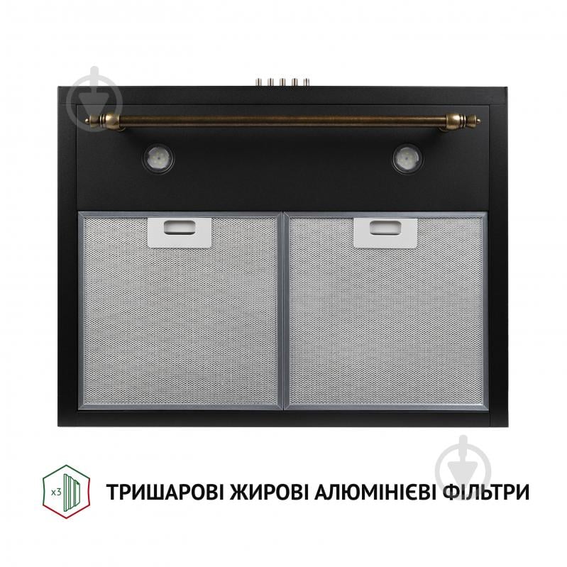 Вытяжка Perfelli K 62320 BL 700 LED RETRO - фото 5