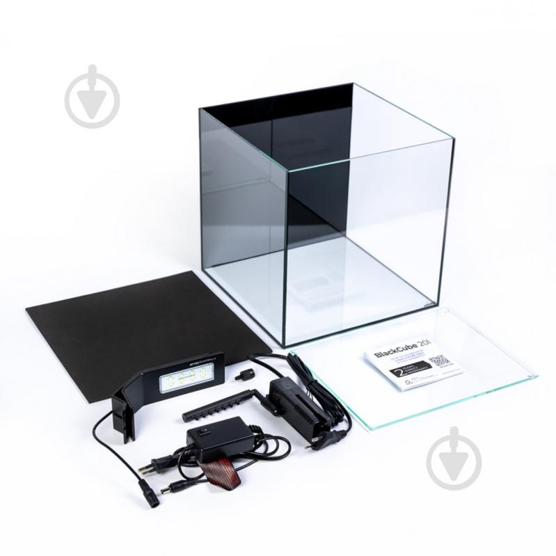 Набор аквариумный AquaLighter BlackCube 20 л 27х27х27 см - фото 4