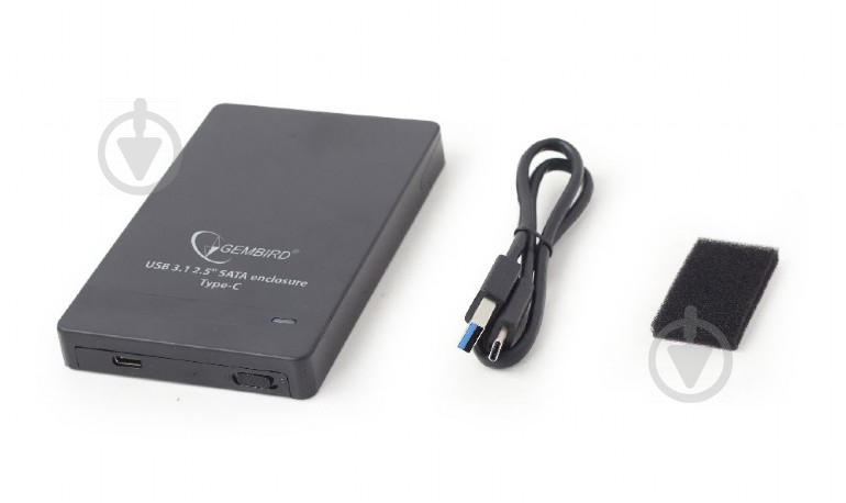 Зовнішній карман Gembird 2.5", USB 3.1,Type-C EE2-U31S-2 - фото 2