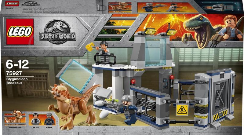 Конструктор LEGO Jurassic World Втеча стигомолоха з лабораторії 75927 - фото 2