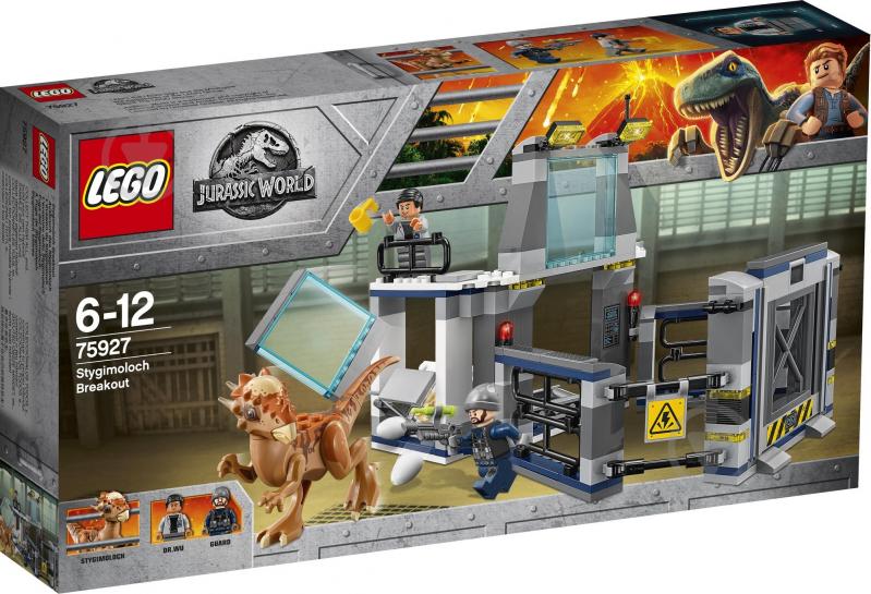 Конструктор LEGO Jurassic World Втеча стигомолоха з лабораторії 75927 - фото 1