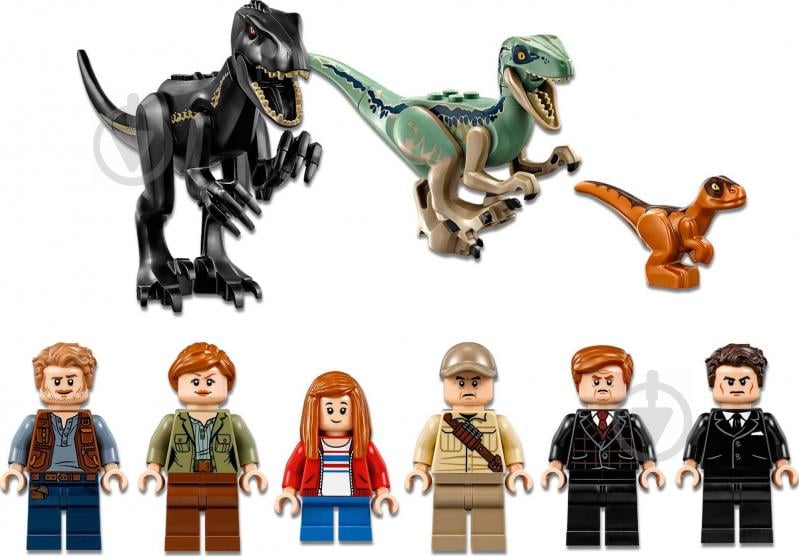 Конструктор LEGO Jurassic World Ярость индораптора в Локвуд-Истейт 75930 - фото 12