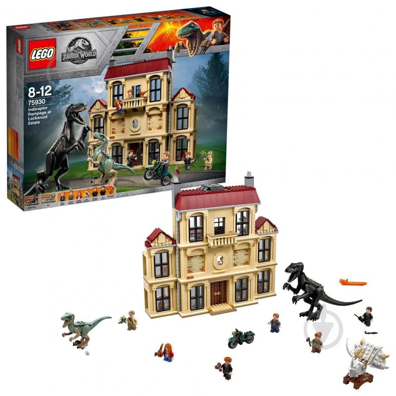 Конструктор LEGO Jurassic World Ярость индораптора в Локвуд-Истейт 75930 - фото 13