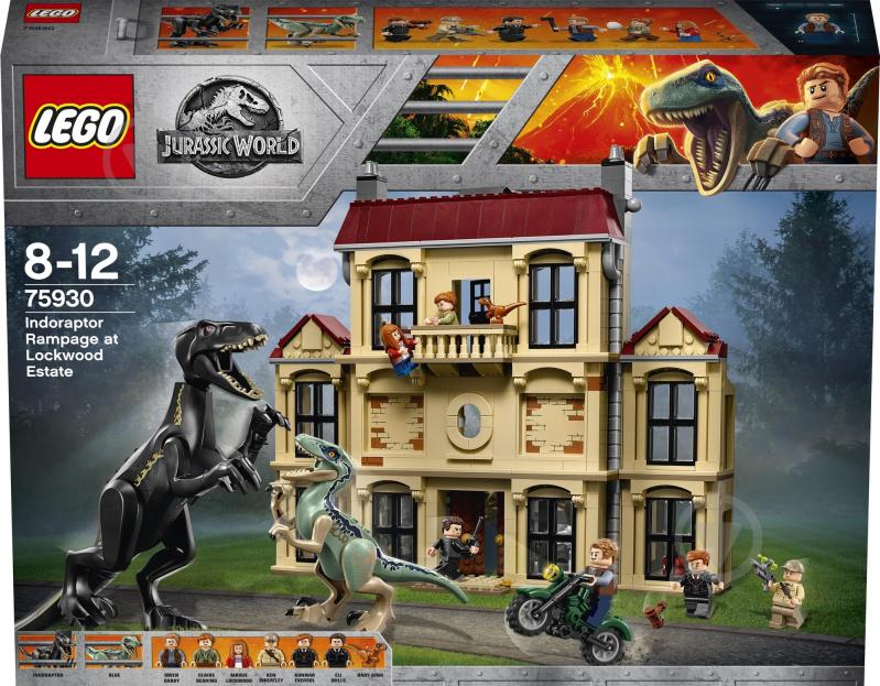 Конструктор LEGO Jurassic World Ярость индораптора в Локвуд-Истейт 75930 - фото 2