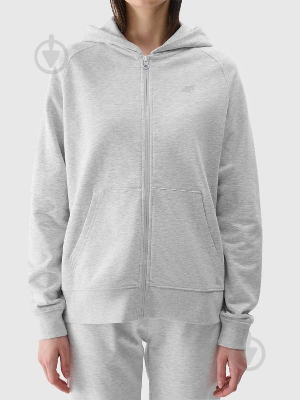 Джемпер 4F SWEATSHIRT F1763 4FWMM00TSWSF1763-27M р.L сірий - фото 5
