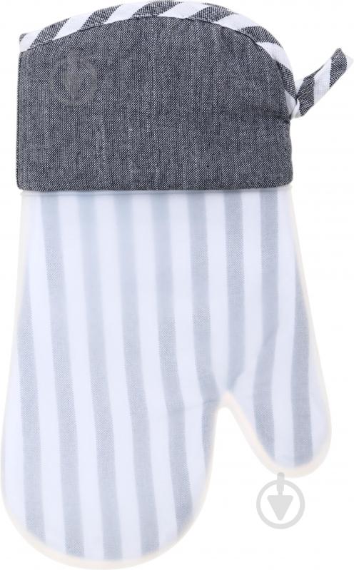 Варежка-прихватка силиконовая Betty 18x30 см серый La Nuit - фото 2 Варежка-прихватка силиконовая Betty 18x30 см серый La Nuit - фото 2