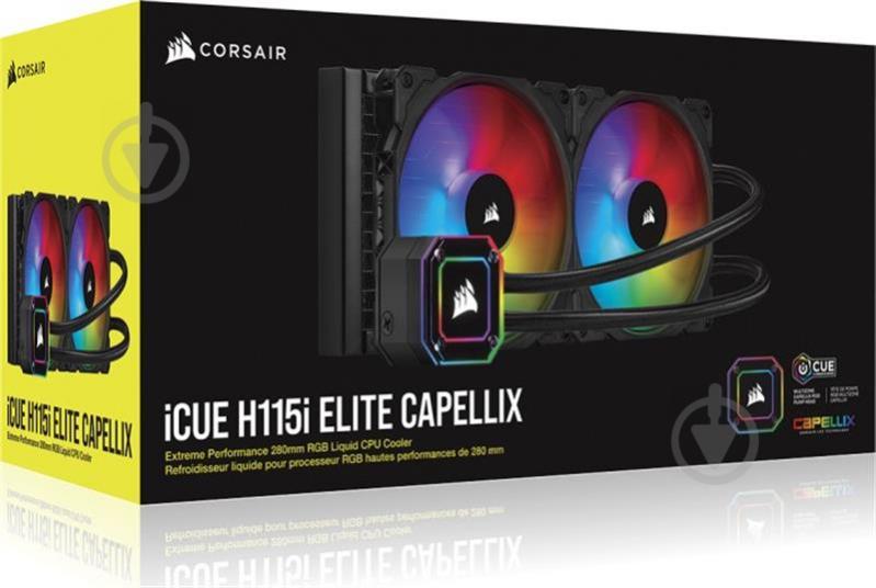 Cистема рідинного охолодження Corsair iCUE H115i Elite Capellix RGB (CW-9060047-WW) - фото 9