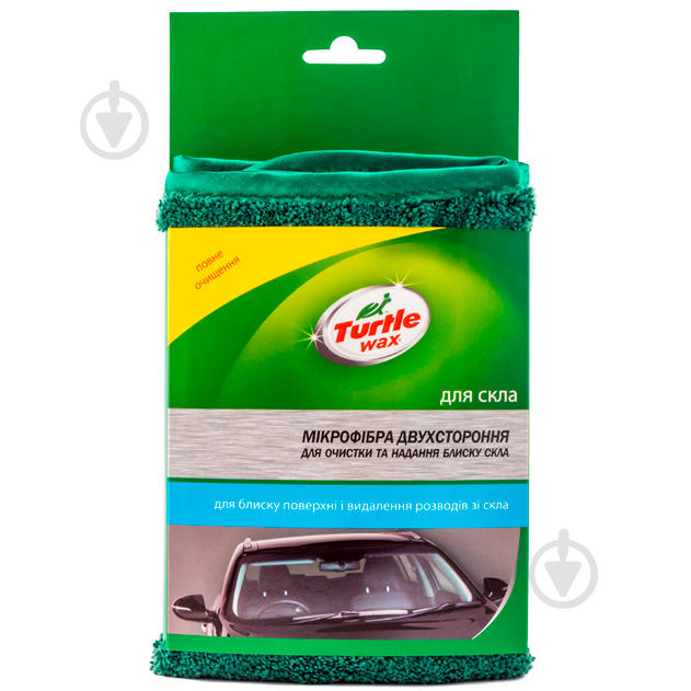 Серветка двостороння для очищення скла TURTLE WAX 1 шт. - фото 1