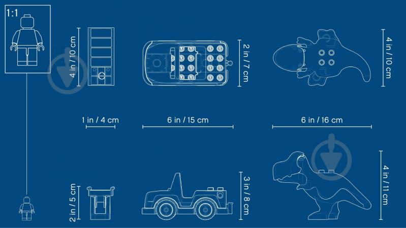 Конструктор LEGO DUPLO Башня тираннозавра 10880 - фото 12
