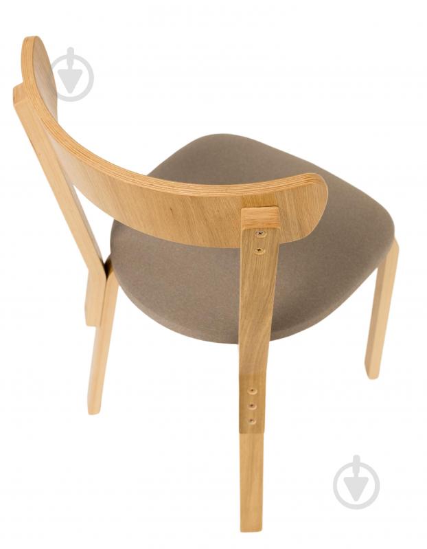 Стул Scandi Soft 800х480х440 мм бежевый / дуб - фото 3 Стул Scandi Soft 800х480х440 мм бежевый / дуб - фото 3