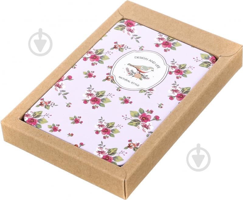 Блокнот Цветы розовый - фото 5