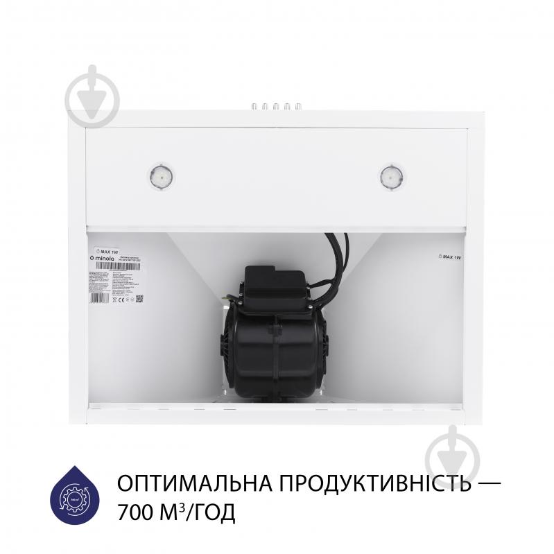 Витяжка Minola HK 6212 WH 700 LED - фото 6