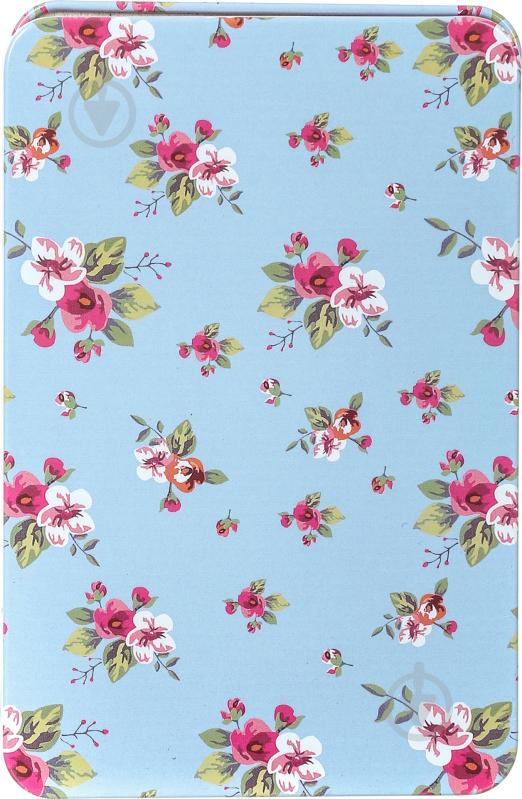 Блокнот Цветы голубой 128 листов - фото 2