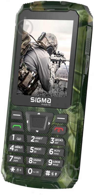 Мобильный телефон Sigma mobile X-treme khaki PR68 TYPE-C - фото 1