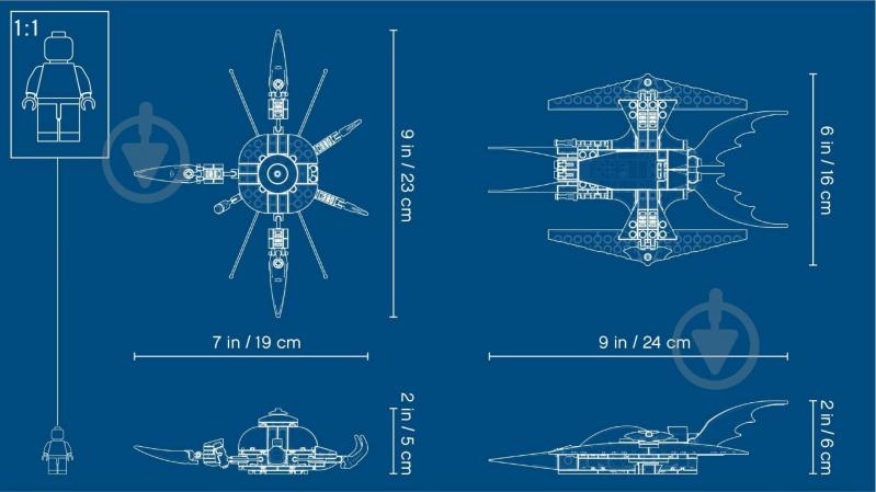 Конструктор LEGO Super Heroes Бэтмен: захват системы спутникового слежения Brother Eye 76111 - фото 8