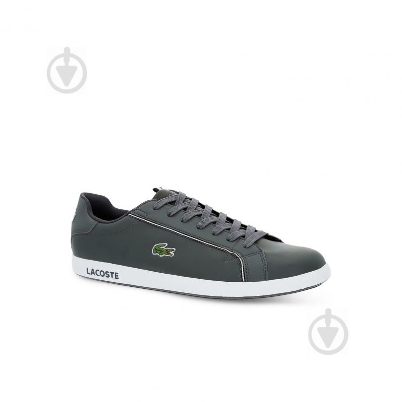 Кроссовки мужские демисезонные Lacoste GRADUATE_119_1_SMA 737SMA00212G4 р.41 темно-серые - фото 1